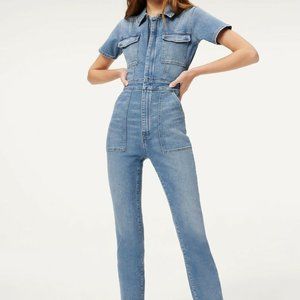 New, NWT, Good American Fit For Success Jumpsuit, Size M/2, Blue274